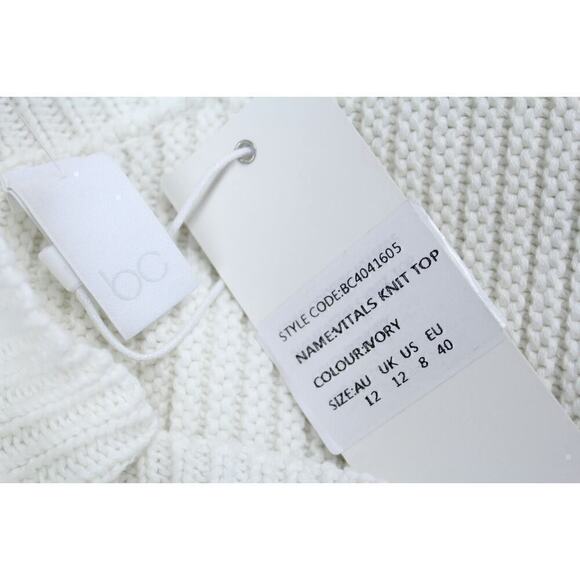 BC the Label x Modern Legacy Vitals Knit Sweater Top Aus 12/US 8 NWT $165 - Picture 3 of 4